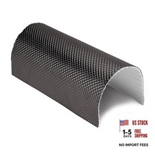 Black Floor & Tunnel Shield II 21" x 48" Adhesive Heat a | Exhaust Heat