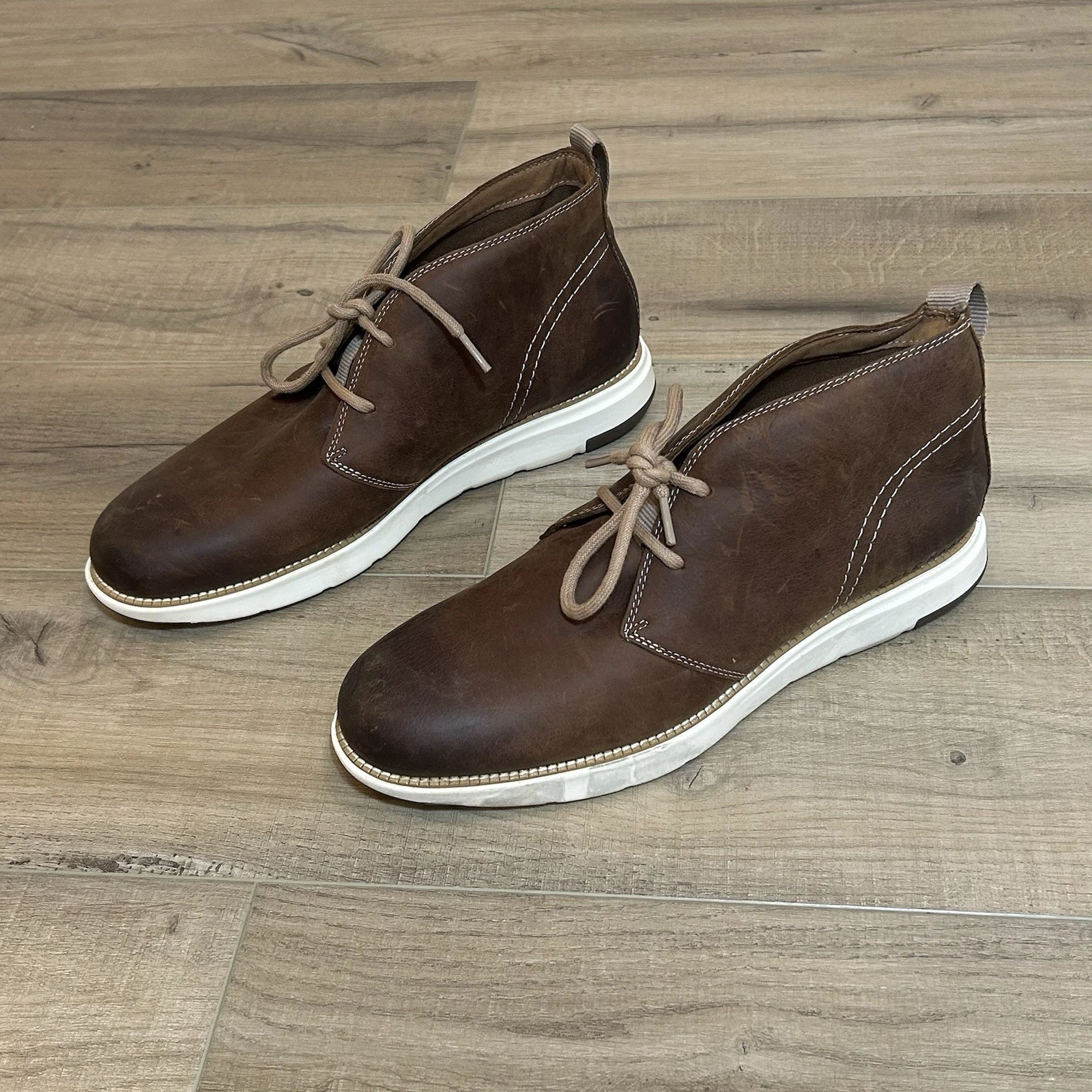 Cole Haan Mens Grand Atlantic Water Resistant Brown Chukka Boot C34086 Sz 11.5 M
