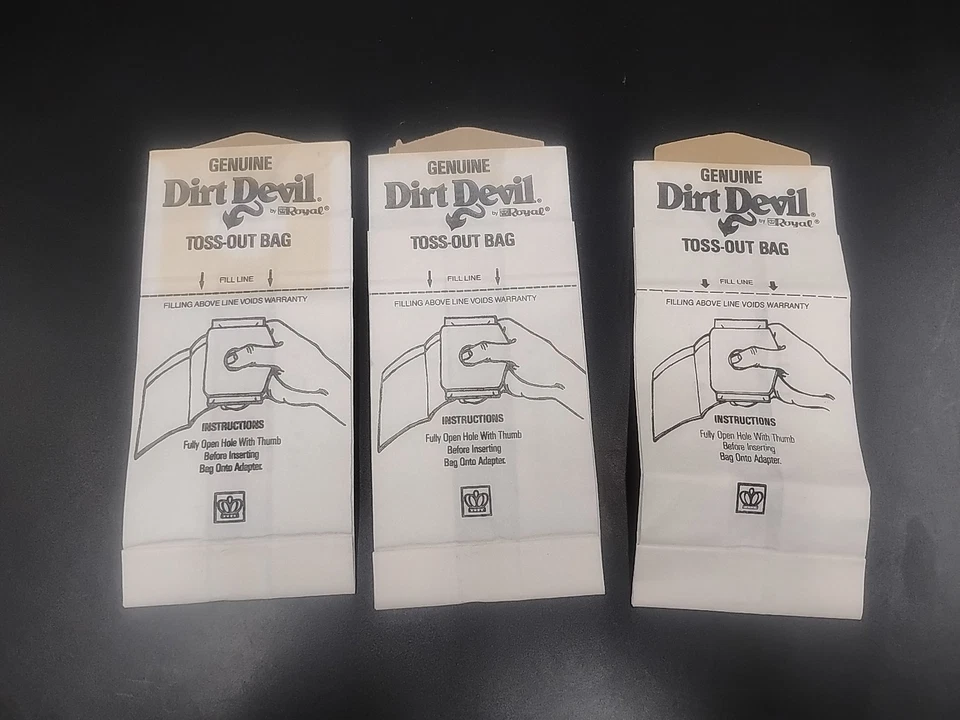 Dirt Devil Hand Vac Vacuum Model 103 by Royal Vacuum Red with bags - Image 2 of 4