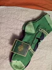 NWT 2 Pack Girl’s Wicked Movie Elphaba Cozy Mid Crew Socks Shoe Size 4-10 