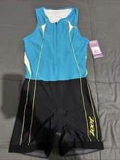 Zoot Ultra Tri Race Suit Womens XL Stretch Padded One Piece Triathlon