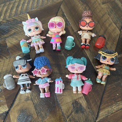 LOL Unicorn SPARKLE SERIES Glitter Color Change Surprise Dolls & Accessories LOT
