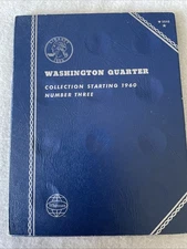 Whitman Coin Album #9040 Washington Quarter Number Three 1960 (5 Coins)