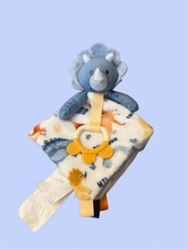 SL Home Fashions Triceratops Dinosaur Plush Lovey Baby Security Blanket 15  