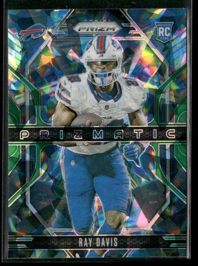 2024 Panini Prizm #18 Ray Davis Prizmatic Green Ice Prizm Buffalo Bills
