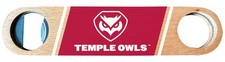 Temple University Wooden Bottle Opener - Full Color Design