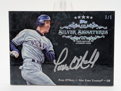 2013 Topps Five Star Silver Signatures Gold Paul O Neill Auto 3/5 #FSSS-PO