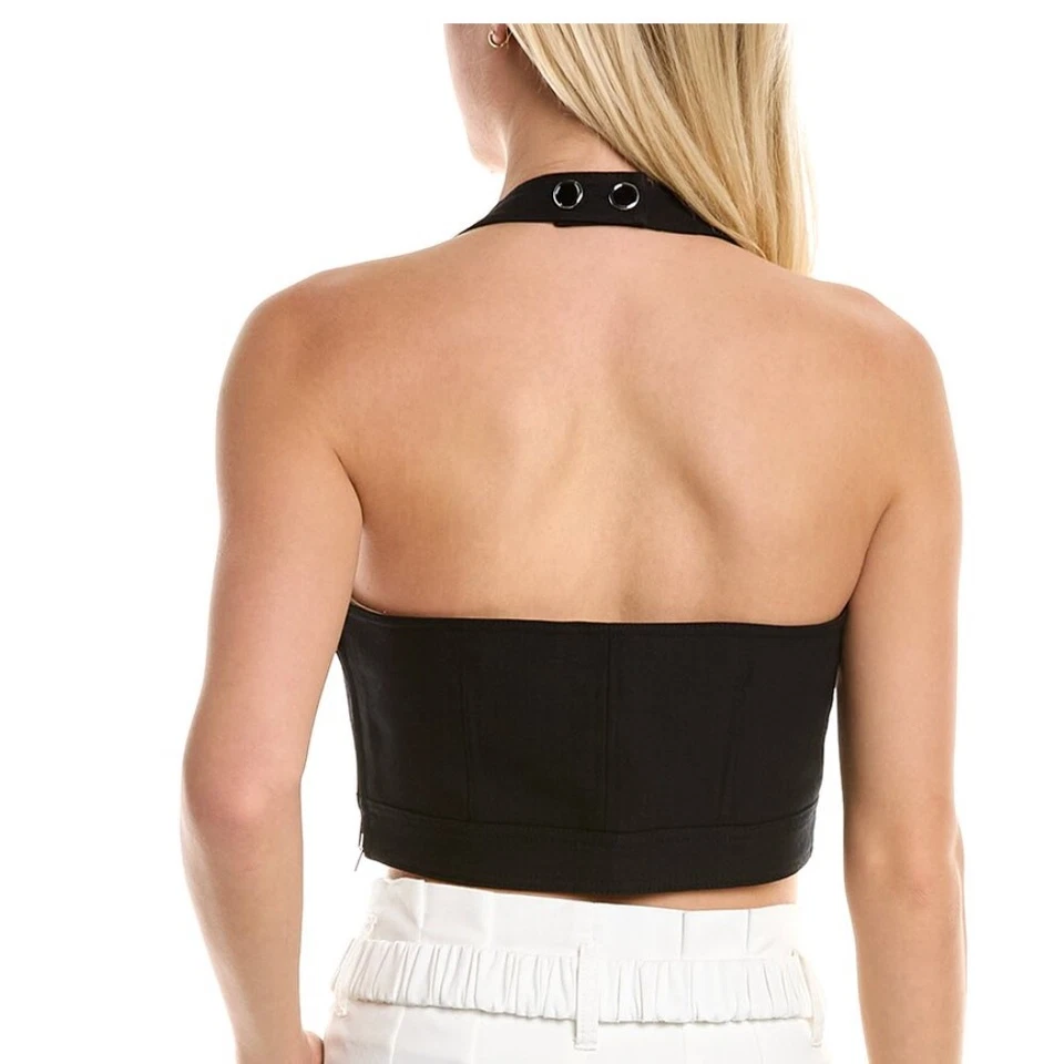 Nuevo sin etiquetas Corsé Derek Lam 10 Crosby Davina Bustier Top Negro Y2K - 6 Foto 3 de 4