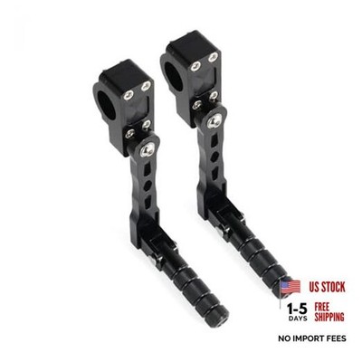 Highway Peg Mounts Fit for 22 mm(7/8inch)-28.8mm (1 1/8inch) Bar, 165mm