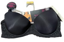 No Boundaries T Shirt Bra 32C Converts To RacerBack Black New