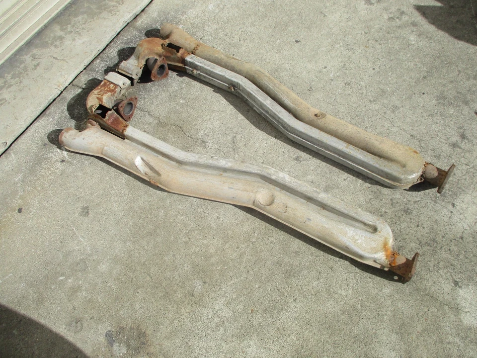 Intercambiadores de calor Porsche 914 1975-1976 1,8 y 2,0 usados par original genuino Foto 4 de 4