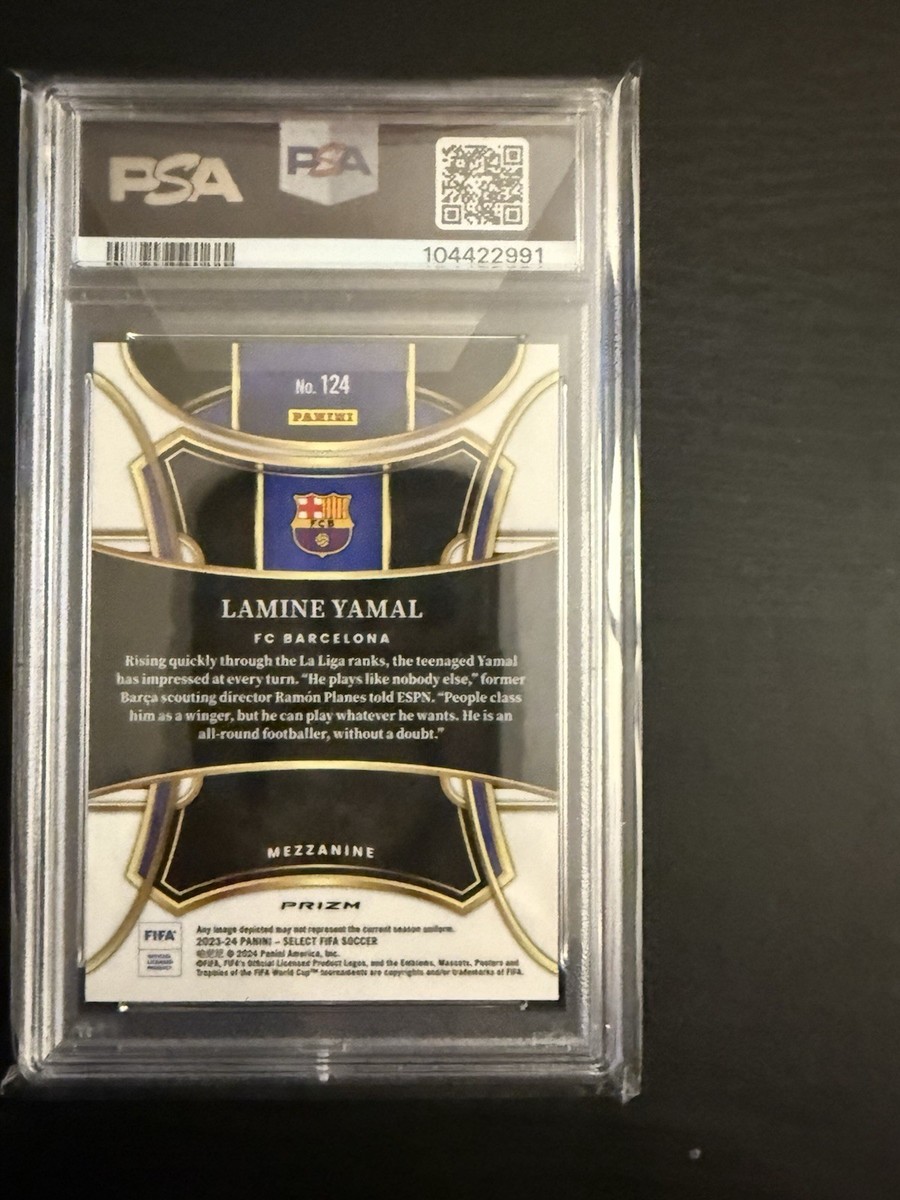 Panini Select soccer シャビ チャビ　ツインオート 1of1 2023-24 Panini Select La Liga - Mezzanine Lamine Yamal #136
