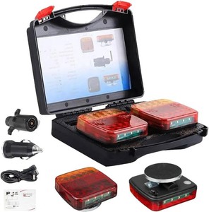 Magnetic Wireless Tail Lights for Trailer, Wireless Trailer Lights Kit