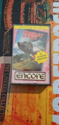 Combat Lynx (Encore 1986) Spectrum 48k (Tape, Manual, Box) works 8-bit
