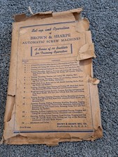 Brown Sharpe Set-Up Operation Automatic Screw Machines Set of 14 Booklets 1952