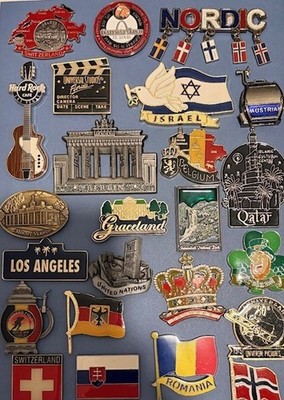 Souvenir Kühlschrankmagnet - Metall verschiedene