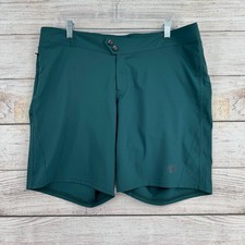 Pearl Izumi 9" Canyon Cycling Shorts Women's Size 14 Sea Moss Green NEW