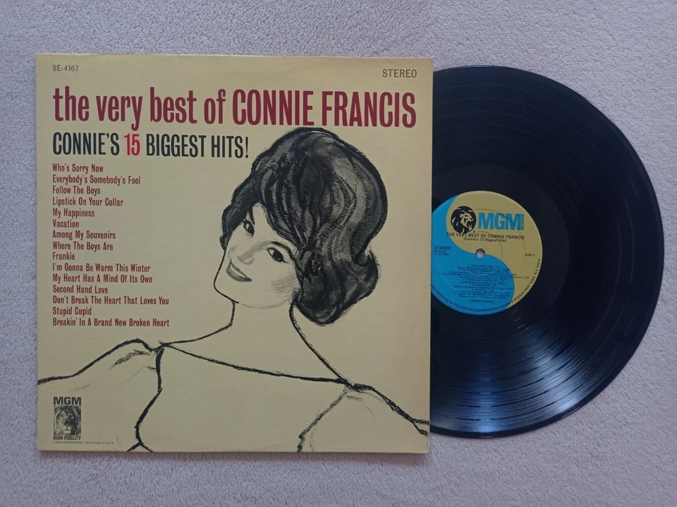 LP 33T CONNIE FRANCIS "The Very Best Of" MGM RECORDS SE-4167 USA EX ^ - Photo 1/4