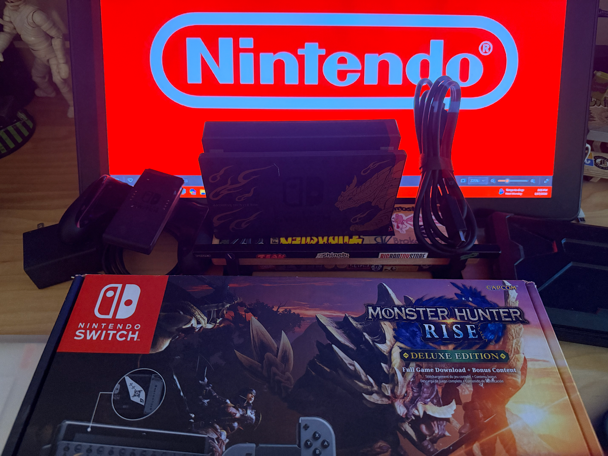 Nintendo Switch Monster Hunter Rise Special Edition w Extras | eBay
