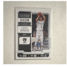 Panini 2023-24 Contenders Season Ticket Cameron Johnson #19 Nets