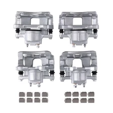 Front & Rear Disc Brake Calipers w/Bracket for Jeep Wrangler Dodge Nitro 18B5044