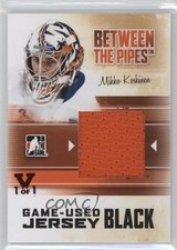2010 ITG Between the Pipes Black Jersey Vault Ruby 1/1 Mikko Koskinen #M-45 0c3