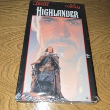 Republic Pictures Highlander VHS NTSC Sci-Fi Fantasy 1986 Lambert Connery