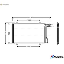KONDENSATOR KLIMAANLAGE MS5219 FÜR MERCEDES-BENZ SPRINTER/CLASSIC/35-t/Van/3-t