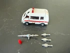 G1 Transformers Ratchet Complete w Static Laser, Gun Post, Missiles (3) Vintage