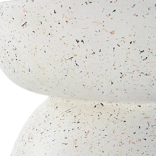 Uttermost Inhale Cast White Accent Table - Picture 2 of 4