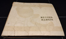 Record Holder / 78RPM / 10" / Notebook / Binder / Antique / Vintage