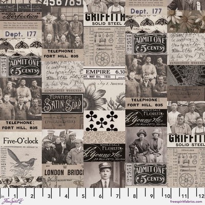 Collage in Charcoal | Eclectic Elements Palette in Charcoal | Free Spirit