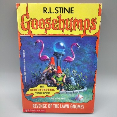 First Print Goosebumps #34 Revenge Lawn Gnomes WITH Switch Sticker R. L. Stine