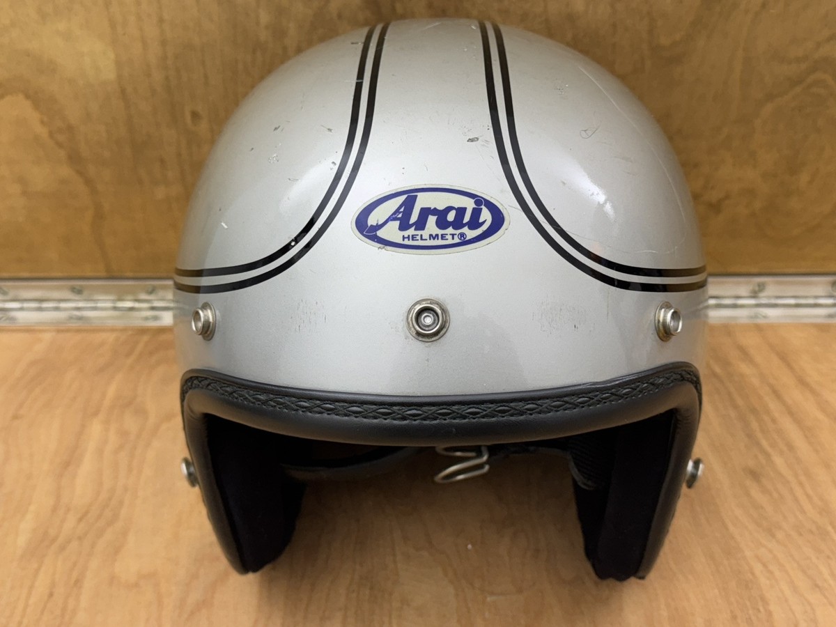 Arai アライ SZ-G VINTAGE SILVER 61-62cm SZ-G ☆アライ限定☆SZ-G VINTAGE☆SV/61-62☆本物塗装 : ワンポイント