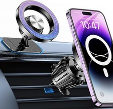 Coolpow for Magsafe Car Mount?20X N55 Magnets?Magnetic Phone Holder for Car Phon