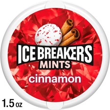  Cinnamon Flavored Sugar Free Mints, Puck 1.5...