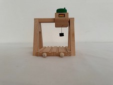 Brio Wooden Railway Train Overhead Crane 33386 Double Track Vintage