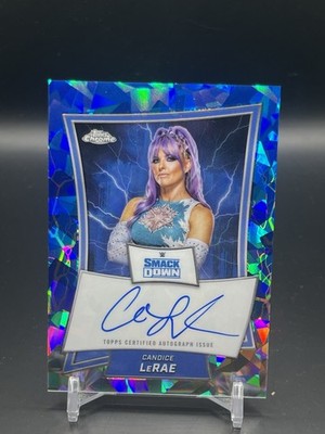 2025 Topps Chrome Sapphire - Candice LeRae Auto SMACK DOWN #BBA-CAN