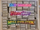 Set COMPLET Co/Unco/Rares/Holos - EV EB ME Multi-Série - Cartes Pokemon FR NEUF