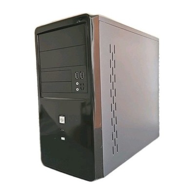 New Ark Technology CS-PN03 Mid-Tower PC Case with Built-in Power Supply - Black