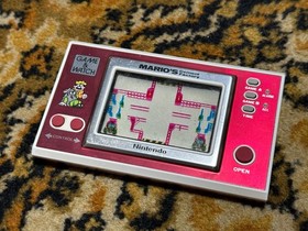 Nintendo Game and Watch Mario's Cement Factory ML-102, 1983 Tested New Battery