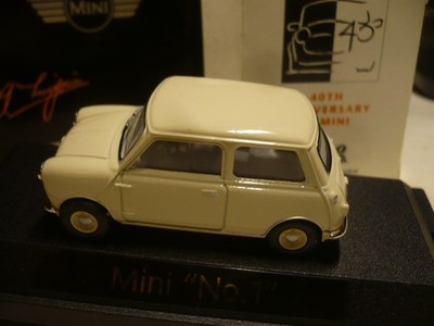MINI N°1 1/43 VANGUARDS SPECIAL EDITION 40TH ANNIVERSARY