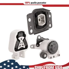 3Pcs Engine Motor & Transmission Mount for 2013-2017 Ford Fusion 2.0L Automatic