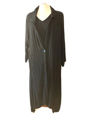 The Exquisite Skullz London Black Oversized Dress & Duster Coat/jacket