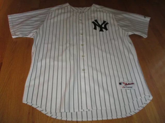 Majestic RANDY JOHNSON No. 41 NEW YORK YANKEES (Size 56) Baseball Jersey