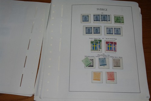 Schweden-Sammlung 1942-1975 Leuchtturm +1976-1980 Schaubek-Seiten siehe 110 Foto - Bild 15 von 24