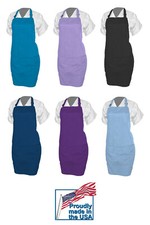 Crinkle Nylon APRON Water Hair Resistant GROOMER HAIRSTYLIST Barber Pet GROOMING
