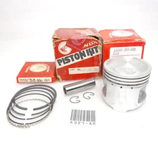 Honda CG125 Mayfit CB125S XL125 Piston Kit Set OS 0.50 06133-383-000 NOS #5