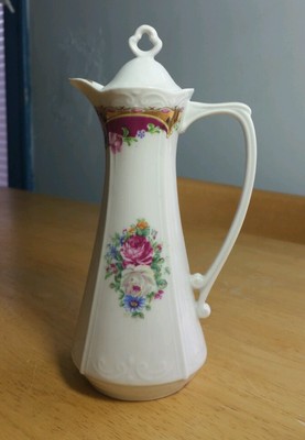 VINTAGE NEW OLD STOCK M.A.B.A. T LIMOGES FINE PORCELAIN EWER OR CREAMER