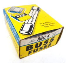 AGC-4 BUSS / BUSSMANN 4 Amp 250V Lot of 100 Fuses - Next Day Option - New